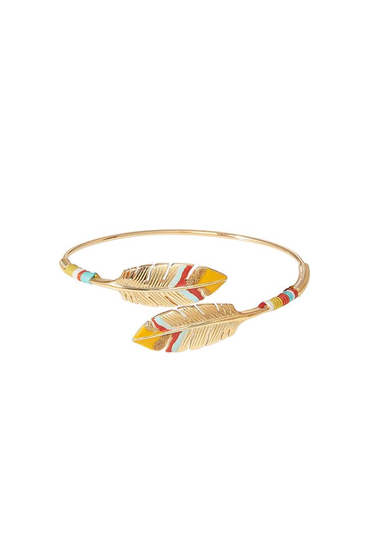 Gas Bijoux Gas Bijoux 24kt Gold Plated Duality Penna Bracelet