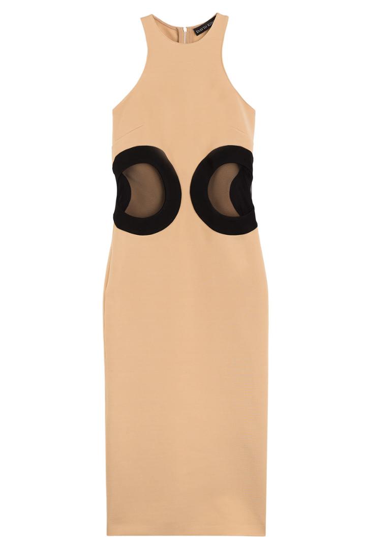 David Koma David Koma Dress With Cut Outs - Multicolored