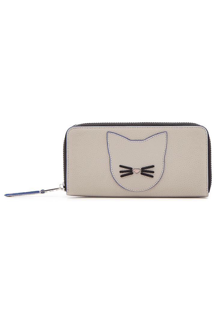 Karl Lagerfeld Karl Lagerfeld K/karry Zipped Leather Wallet