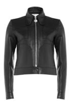 Carven Carven Leather Jacket - Black