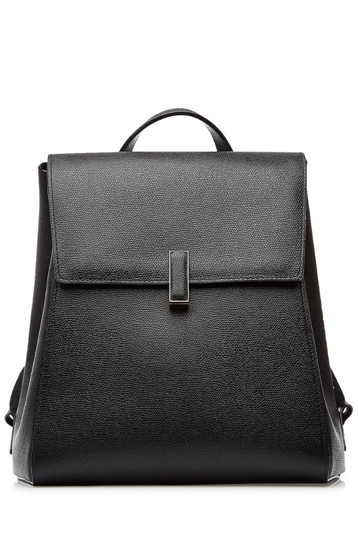 Valextra Valextra Leather Rucksack - Black