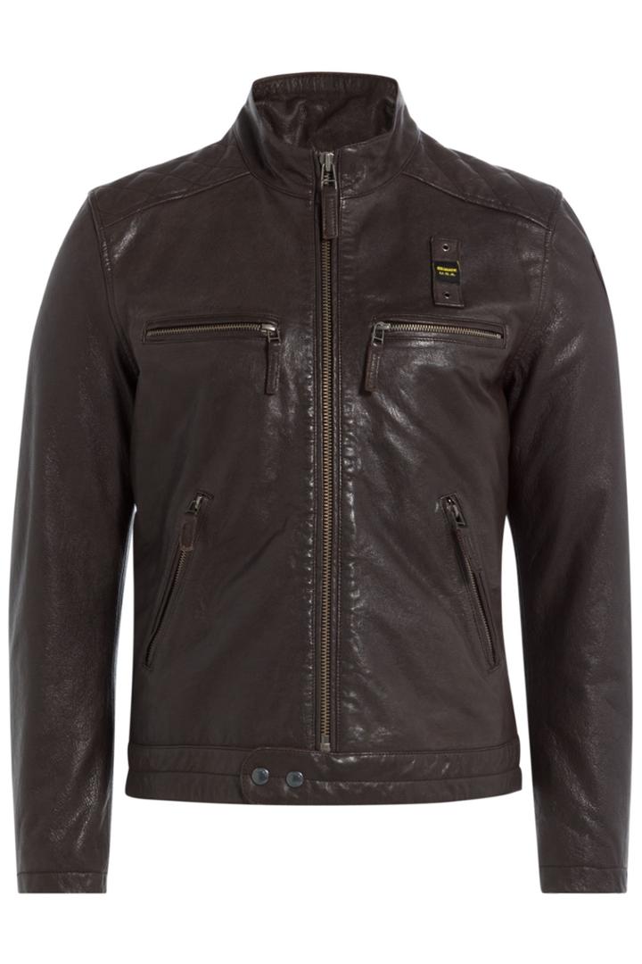Blauer Blauer Leather Jacket - Brown