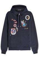Dolce & Gabbana Dolce & Gabbana Zipped Cotton Hoody With Patches