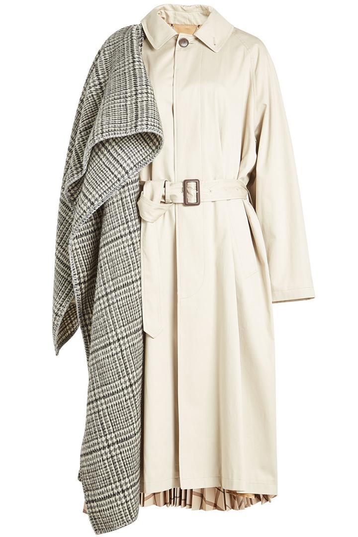 Balenciaga Balenciaga Hybrid Car Coat With Cotton And Wool