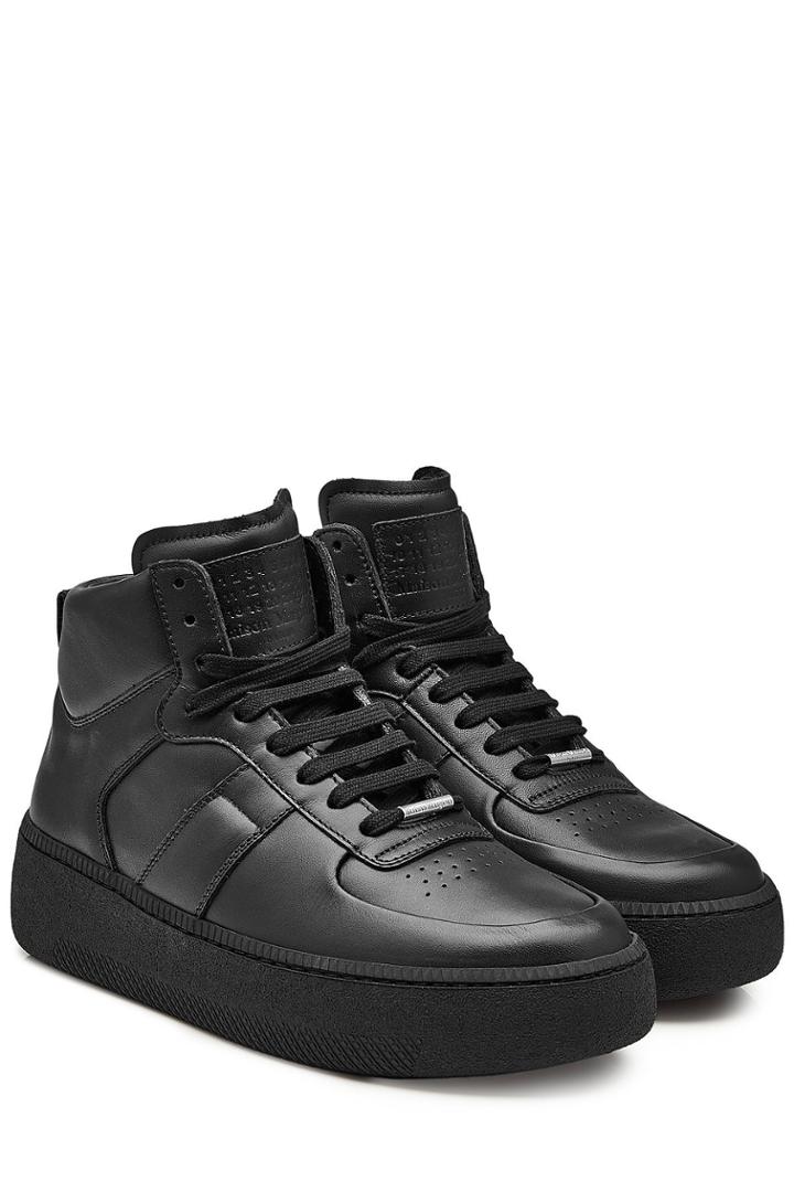 Maison Margiela Maison Margiela Leather High-top Platform Sneakers