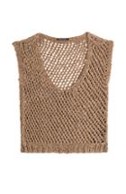 Damir Doma Knitted Suede Top