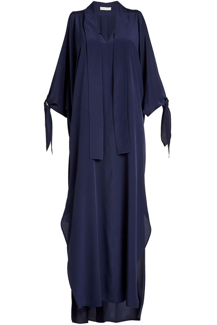 Nobi Talai Nobi Talai Silk Dress With Cut-out Details