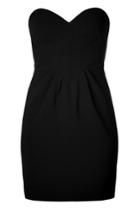 Moschino Moschino Strapless Heart Dress - Black
