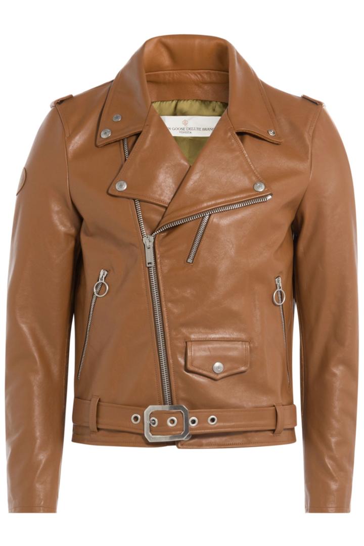 Golden Goose Golden Goose Biker Jacket - Camel