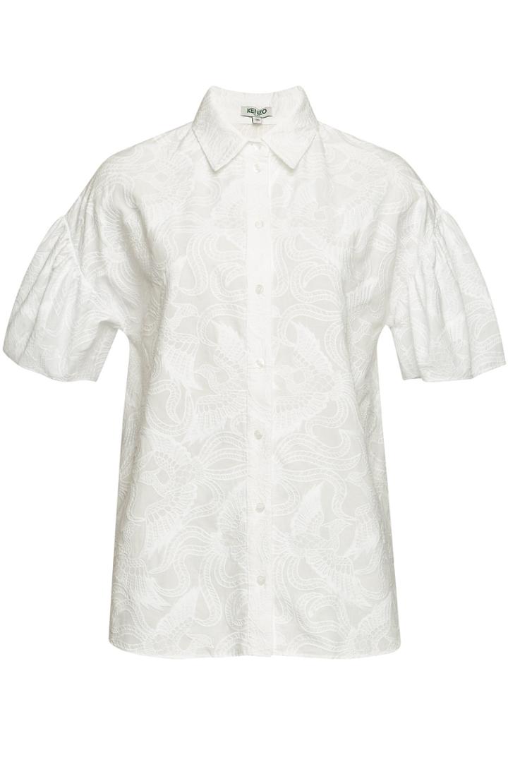 Kenzo Kenzo Embroidered Cotton Blouse