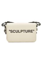 Off-white Off-white Canvas Mini Flap Printed Shoulder Bag With Leather