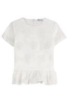 Red Valentino Red Valentino Embroidered Cotton Top