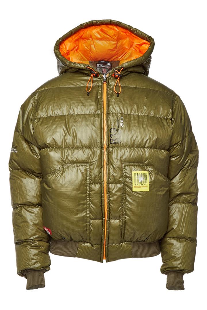 R13 R13 Down Jacket With Hood