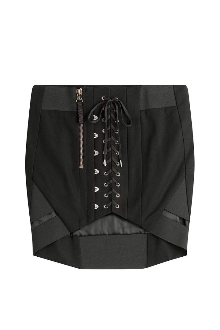 Anthony Vaccarello Anthony Vaccarello Cotton Corset Skirt