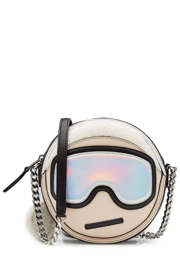Karl Lagerfeld Karl Lagerfeld Leather Shoulder Bag - Multicolored