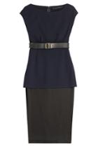 Donna Karan Donna Karan Dress With Leather Belt