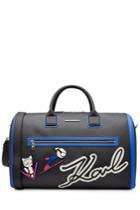 Karl Lagerfeld Karl Lagerfeld Tote With Patches - Black