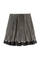 Anna Sui Polka Dot Silk Skirt