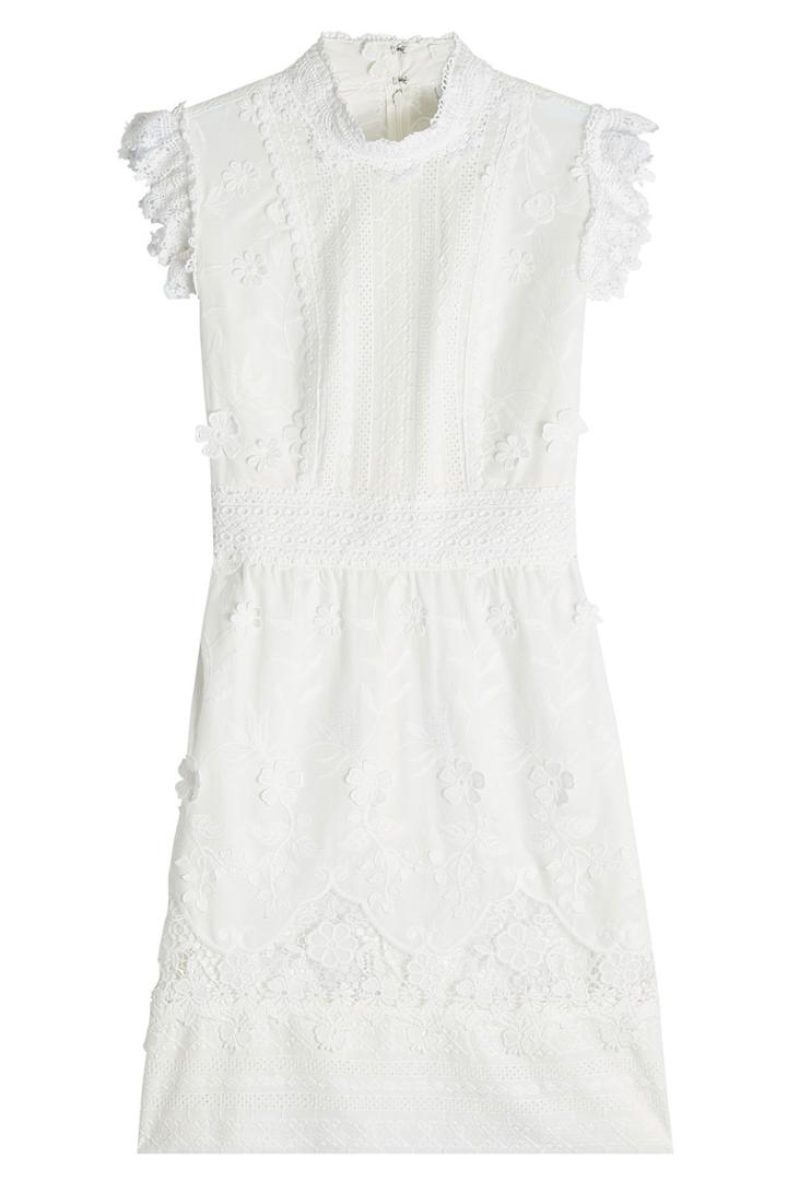 Anna Sui Anna Sui Embroidered Dress With Silk