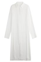 Marina Hoermanseder Marina Hoermanseder Long Sheer Shirt - White
