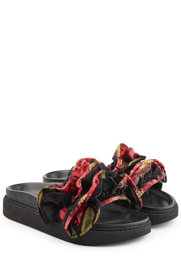 Simone Rocha Simone Rocha Sandals With Printed Fabric