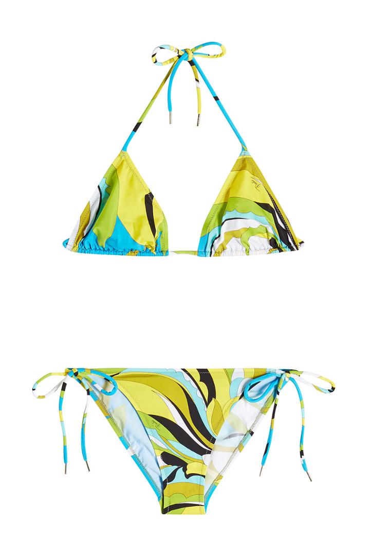 Emilio Pucci Emilio Pucci Fiore Maya Printed Bikini