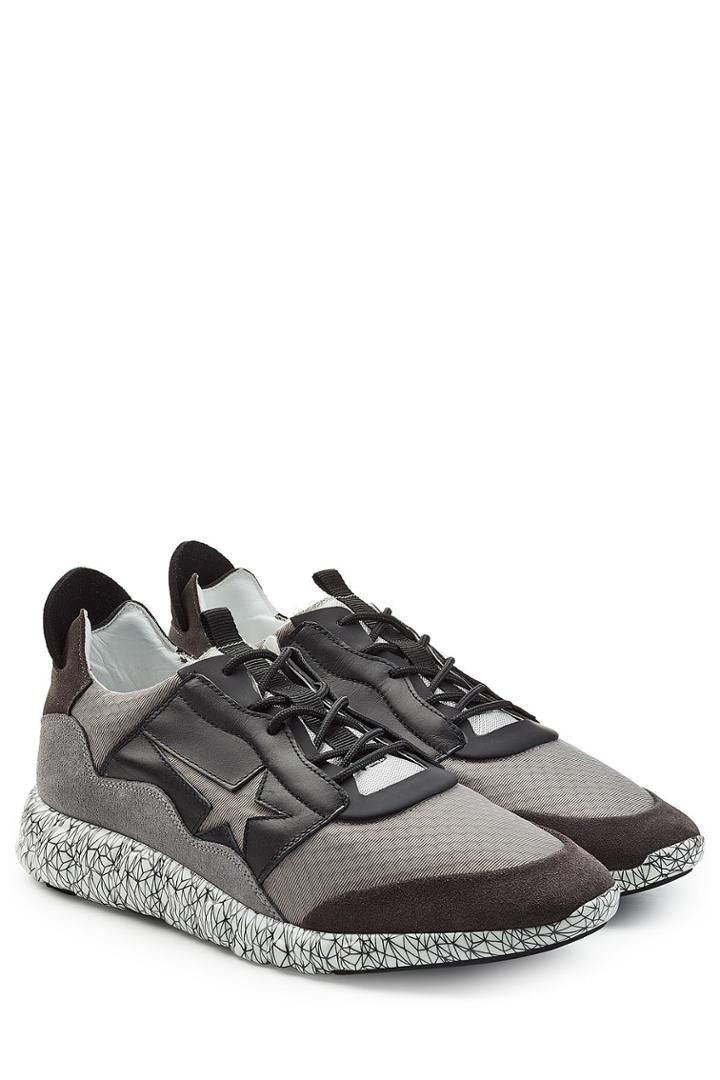 Golden Goose Deluxe Brand Golden Goose Deluxe Brand Mesh And Leather Haus Edge Sneakers