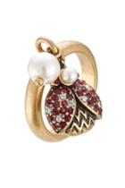 Marc Jacobs Marc Jacobs Embellished Ladybird Ring