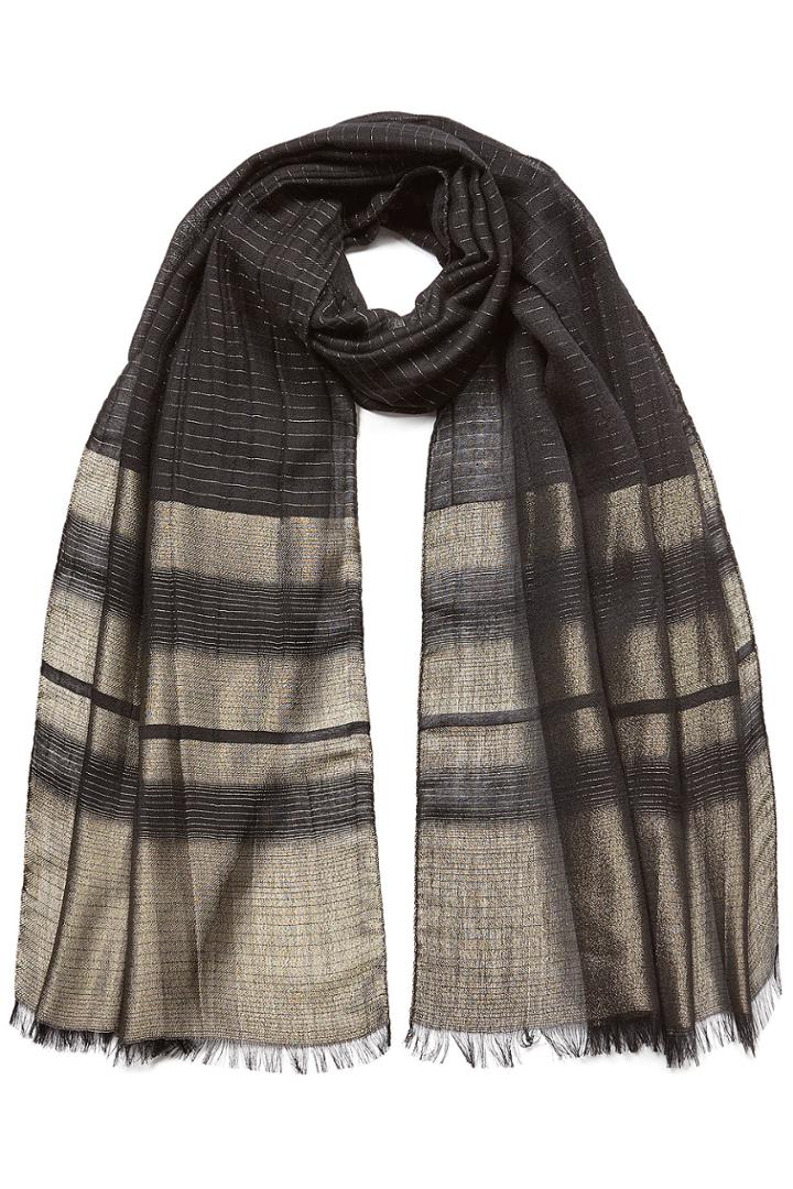 Etro Etro Cashmere-silk Striped Scarf - Multicolor