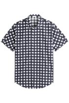Joseph Joseph Cotton Check Short Sleeve Button-down