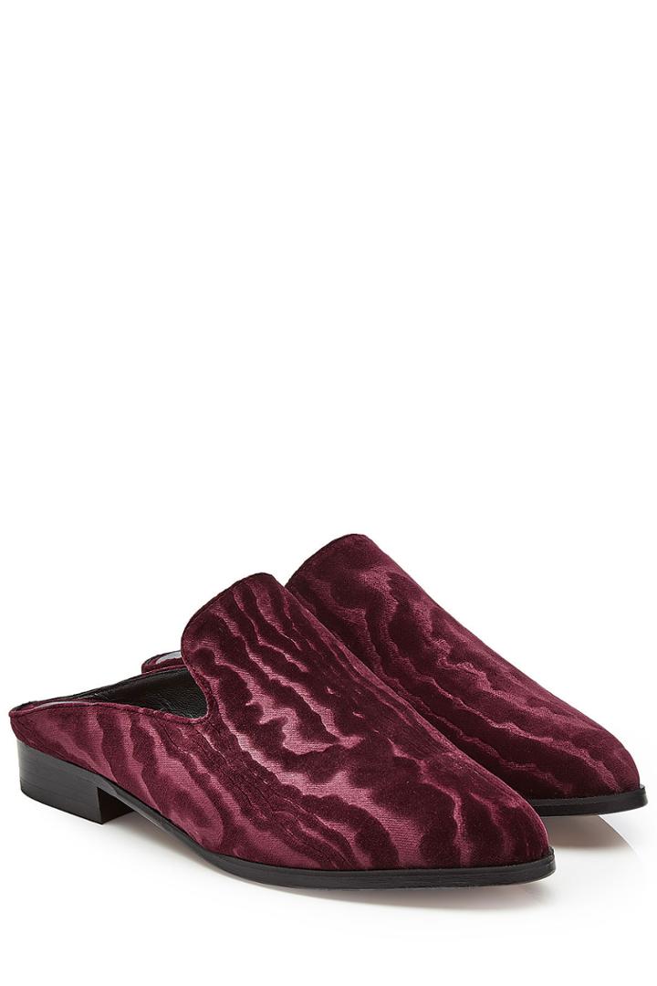 Robert Clergerie Robert Clergerie Velvet Mules