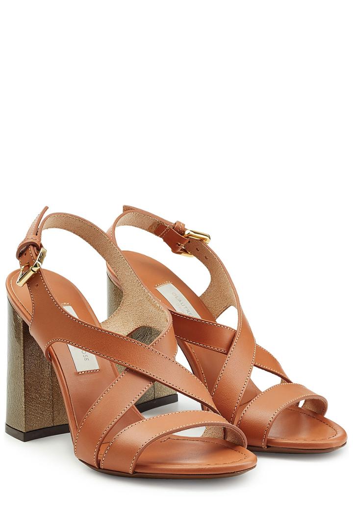 Lautre Chose Lautre Chose Leather Sandals - Brown