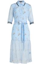 Markus Lupfer Markus Lupfer Diver Micki Printed Silk Dress