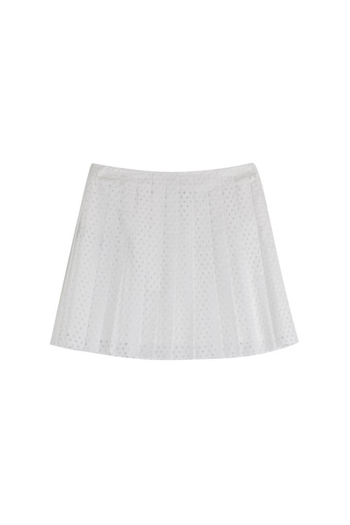 Mcq Alexander Mcqueen Mcq Alexander Mcqueen Perforated Cotton Mini Skirt