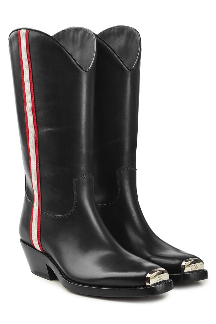 Calvin Klein 205w39nyc Calvin Klein 205w39nyc Western Ella Leather Knee Boots