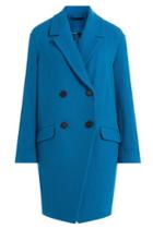 Diane Von Furstenberg Diane Von Furstenberg Wool Coat - Blue