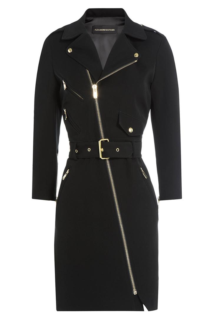 Alexandre Vauthier Alexandre Vauthier Biker-style Dress - Black