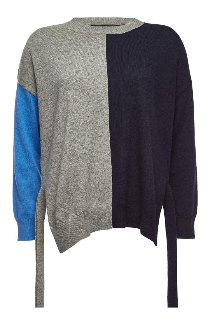 Steffen Schraut Steffen Schraut Color Block Cashmere Pullover