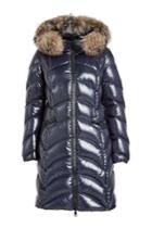 Moncler Moncler Quilted Down Parka With Fur-trimmed Hood