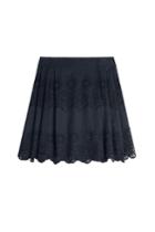 Alberta Ferretti Alberta Ferretti Embroidered Cotton-silk Skirt - None