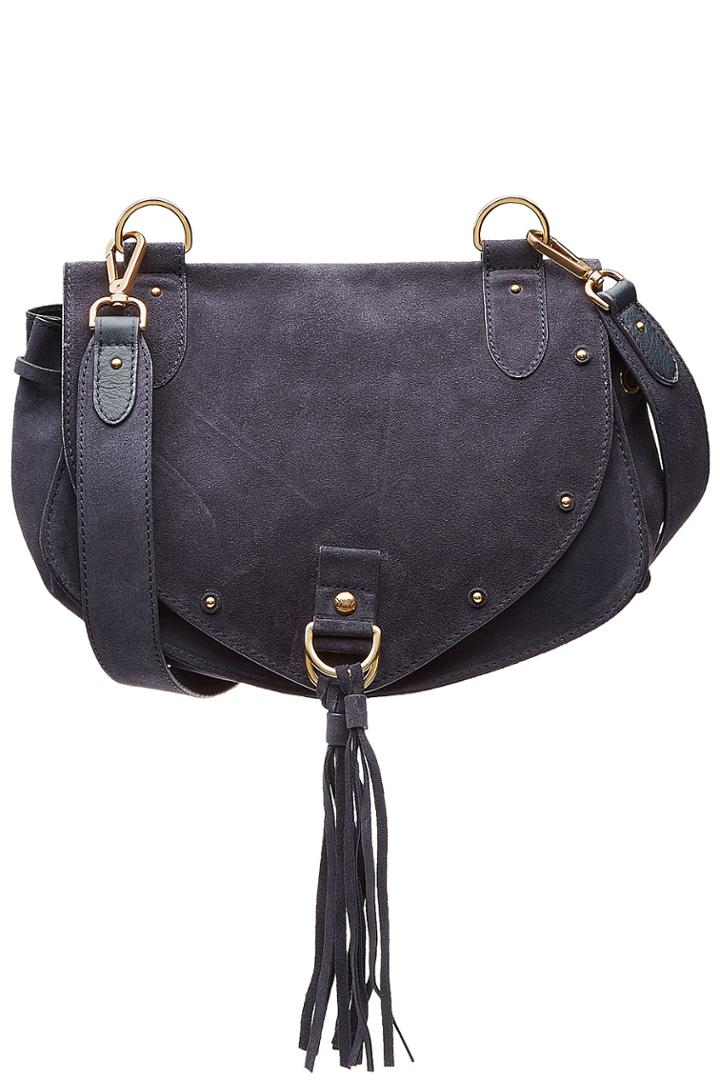 See By Chloé See By Chloé Suede Shoulder Bag - Purple