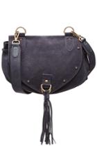 See By Chloé See By Chloé Suede Shoulder Bag - Purple