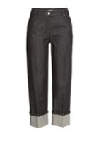 Michael Kors Michael Kors Cuffed 7/8 Jeans - Black