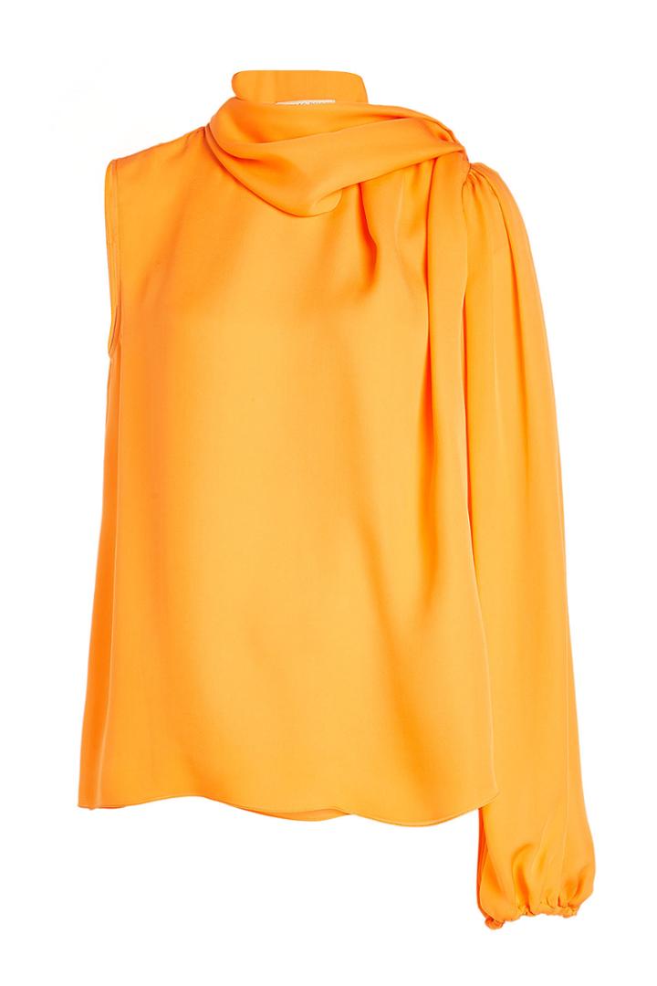 Emilio Pucci Emilio Pucci One Sleeve Silk Blouse