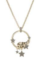 Roberto Cavalli Roberto Cavalli Embellished Necklace With Tiger Motif - Gold