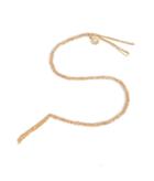 Carolina Bucci 18k Gold/silk Woven Tassel Bracelet In Light Green