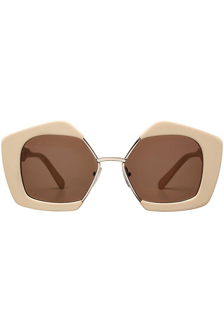 Marni Marni Statement Sunglasses - Beige