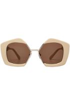 Marni Marni Statement Sunglasses - Beige