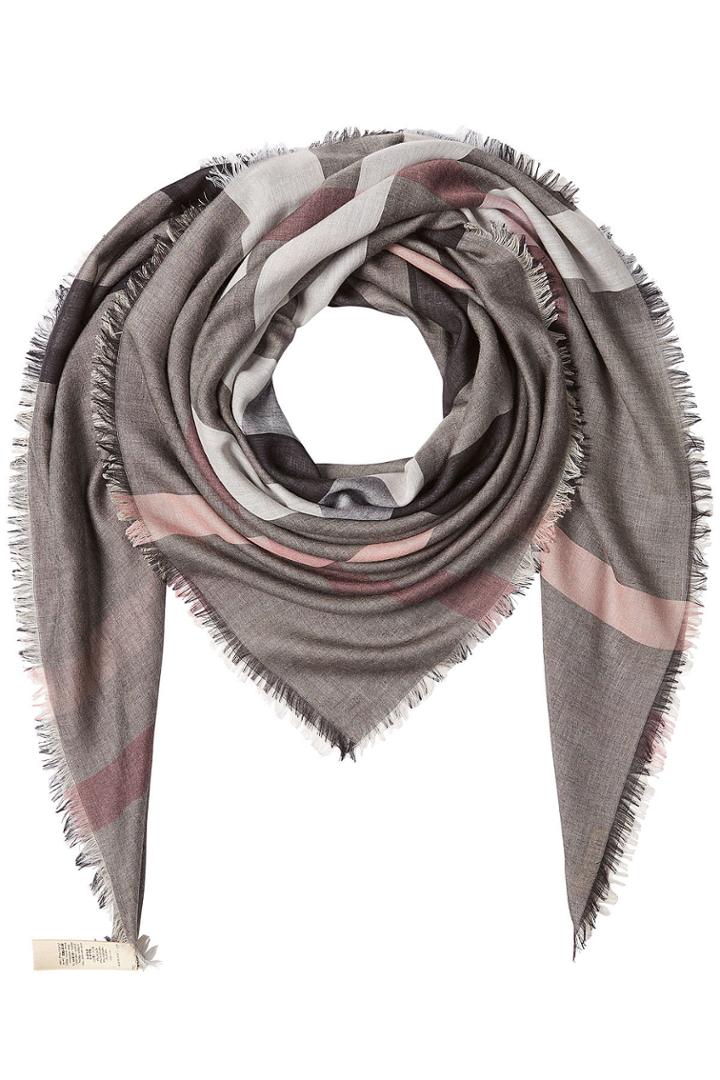 Burberry Burberry Printed Scarf With Wool