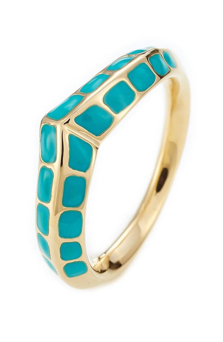Aur Lie Bidermann Apache Gold-plated Ring